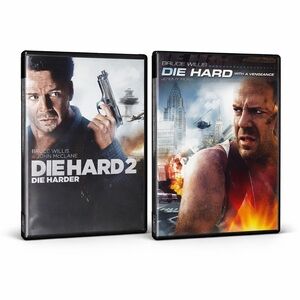 Die Hard 2 and Die Hard with a Vengeance DVD Set Bruce Willis